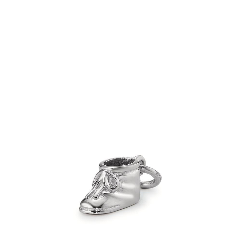 Pendentif Argent Rhodié Chaussure bébé