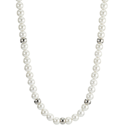 Collier Acier inoxydable perle de culture 42-45 cm