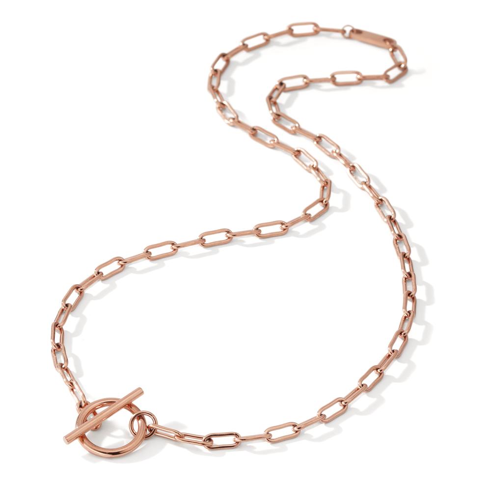 Collier Acier inoxydable rosé PVD 44 cm