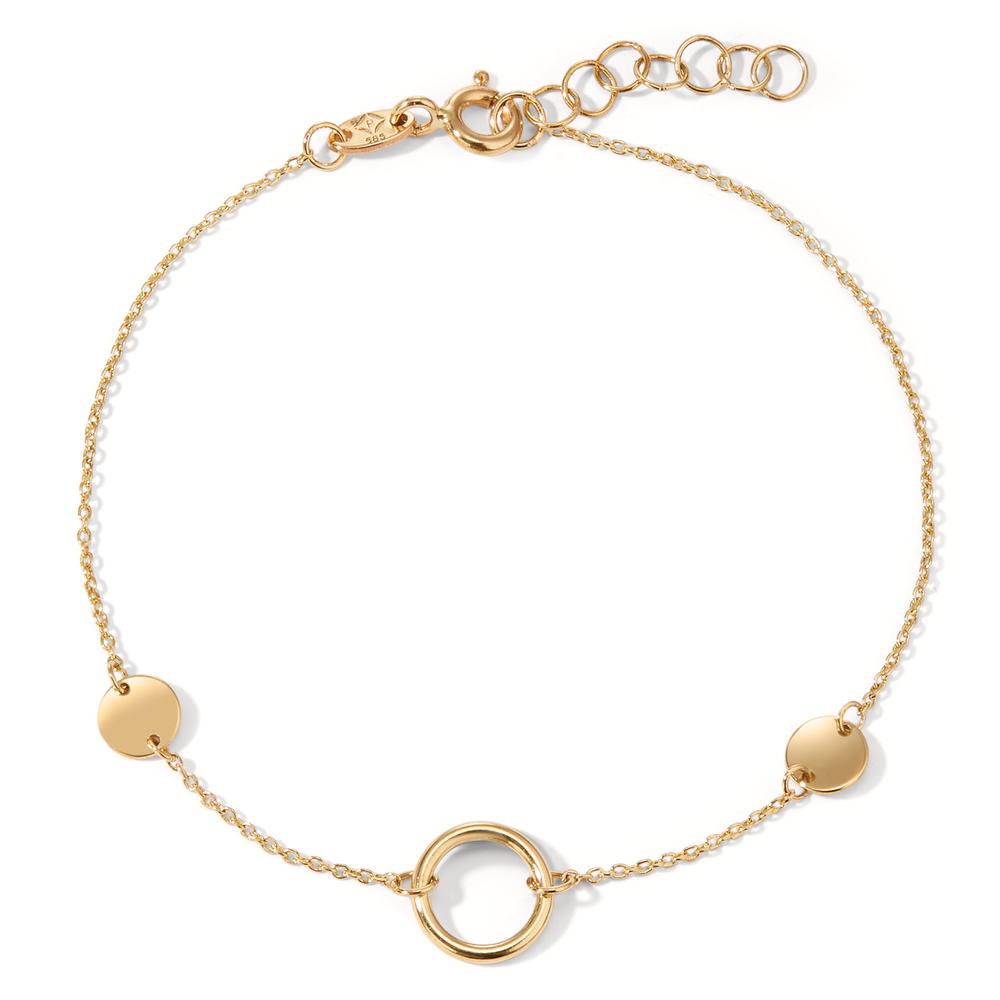 Bracelet Or jaune 14K 16.5-18.5 cm