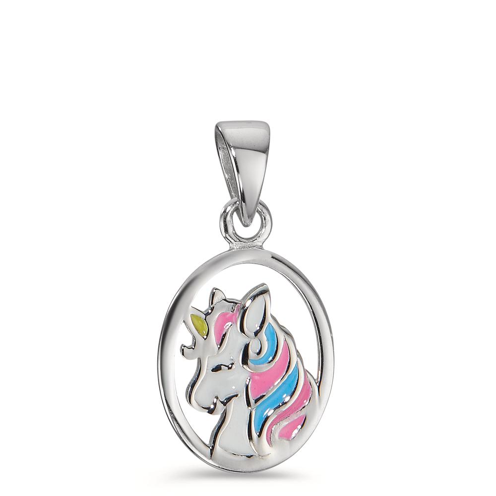 Pendentif Argent Rhodié Licorne