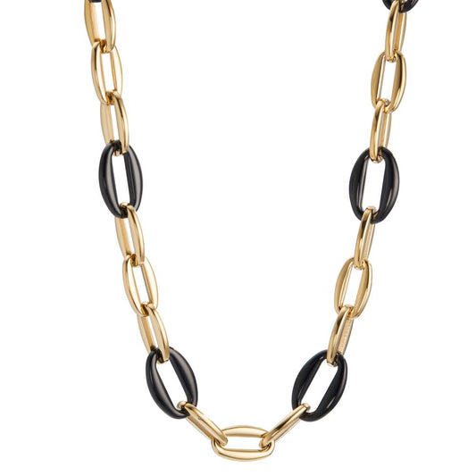 Collier Acier inoxydable jaune PVD 46-47 cm