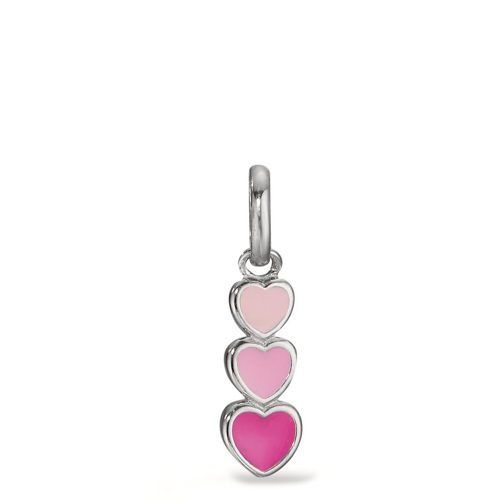 Pendentif Argent Rhodié Coeur