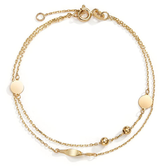 Bracelet Or jaune 14K 16-18 cm