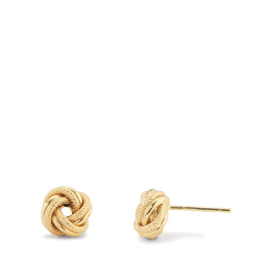 Clous d'oreilles Or jaune 9K Nœud Ø8.5 mm