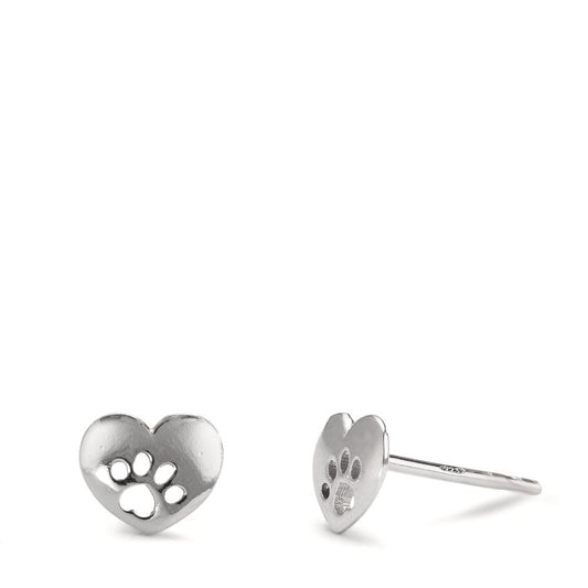 Clous d'oreilles Argent Rhodié Patte Ø7 mm