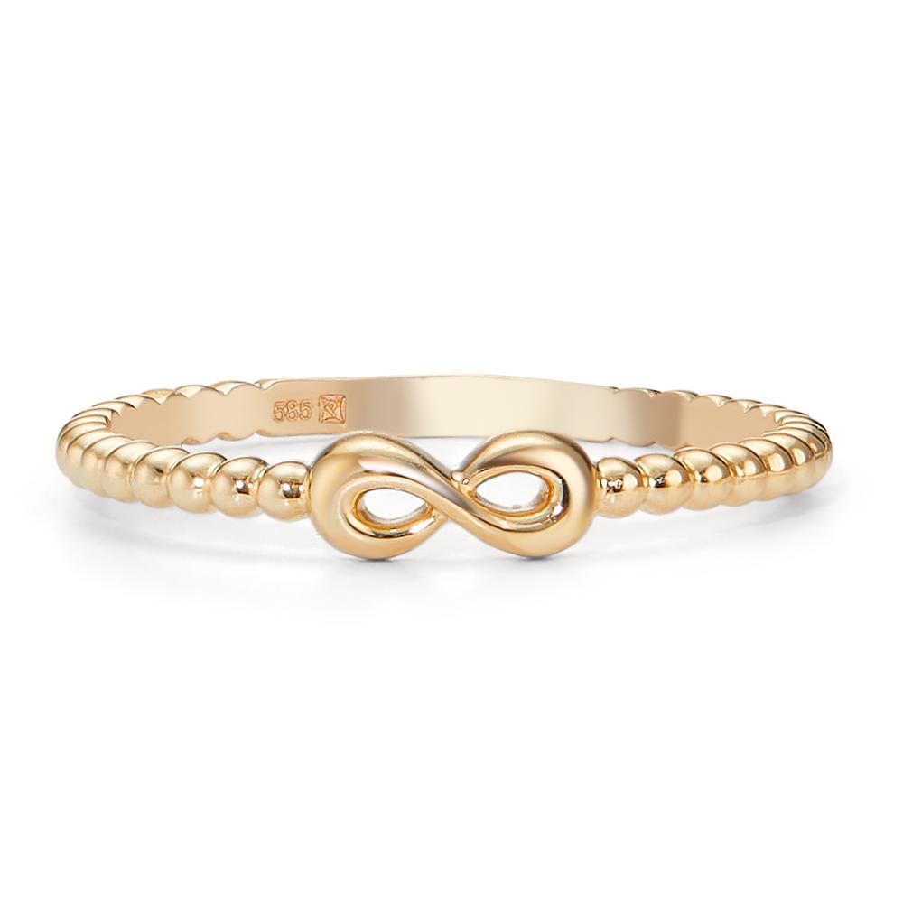 Bague Or jaune 14K Infini