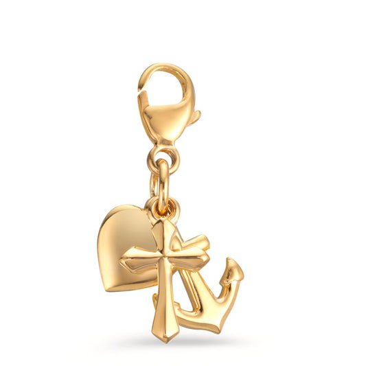 Charms Argent jaune Plaqué or