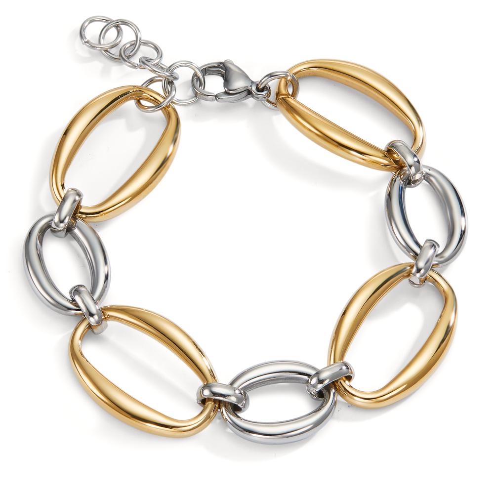 Bracelet Acier inoxydable jaune Bicolore 18.5-21 cm