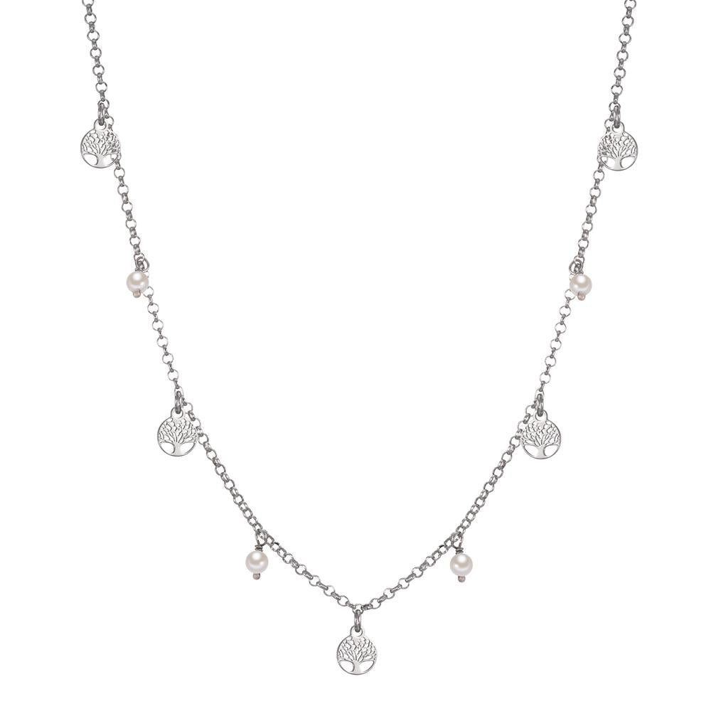 Collier Argent Rhodié Arbre de la vie 42-45 cm