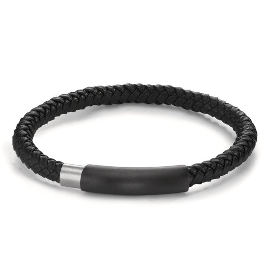 Bracelet Acier inoxydable noir PVD 19.5 cm Ø6.5 mm