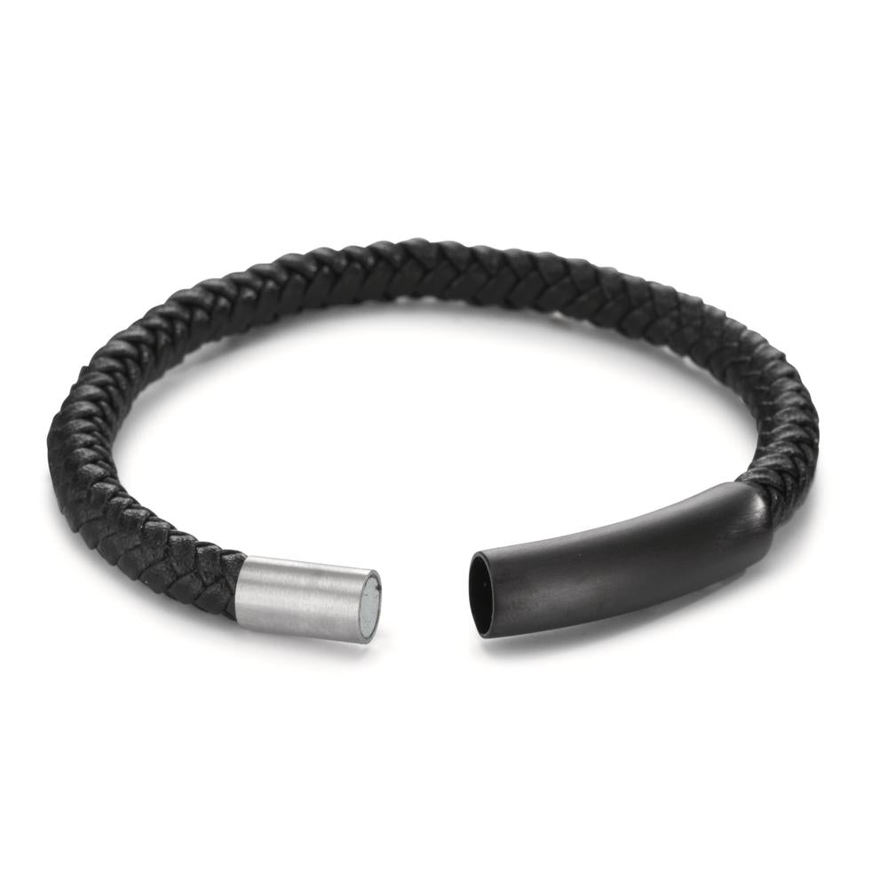 Bracelet Acier inoxydable noir PVD 19.5 cm Ø6.5 mm