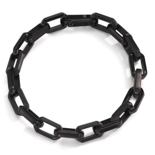 Bracelet Acier inoxydable noir PVD 22 cm