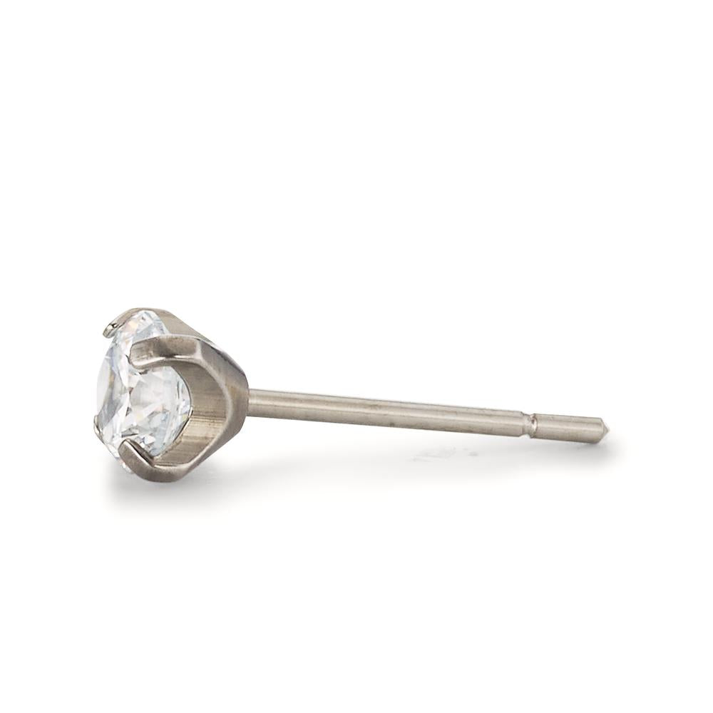 Clous d'oreille à l'unité Titane Zircone Ø4.5 mm