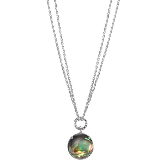 Collier Argent Abalone Rhodié 36-40 cm Ø12.5 mm