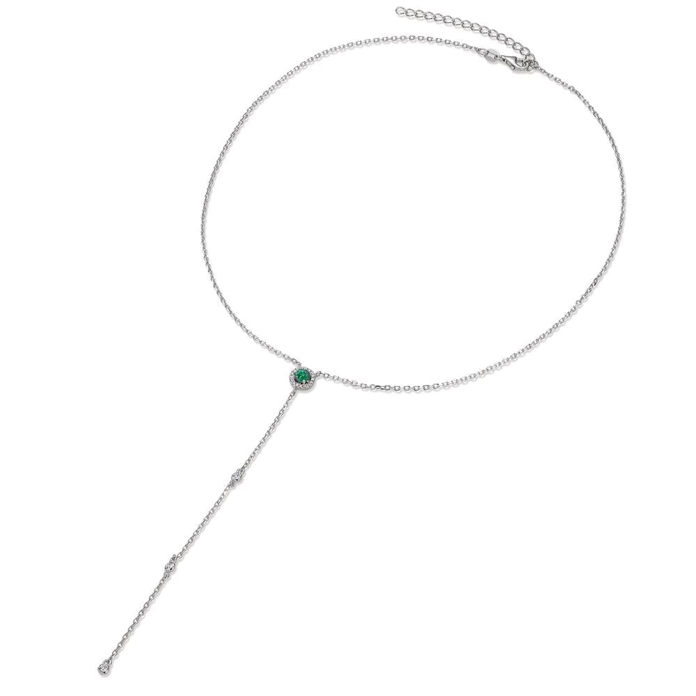 Collier Argent Zircone Rhodié 40-45 cm