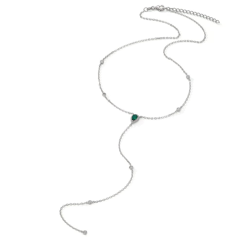 Collier Argent Zircone Rhodié 40-45 cm