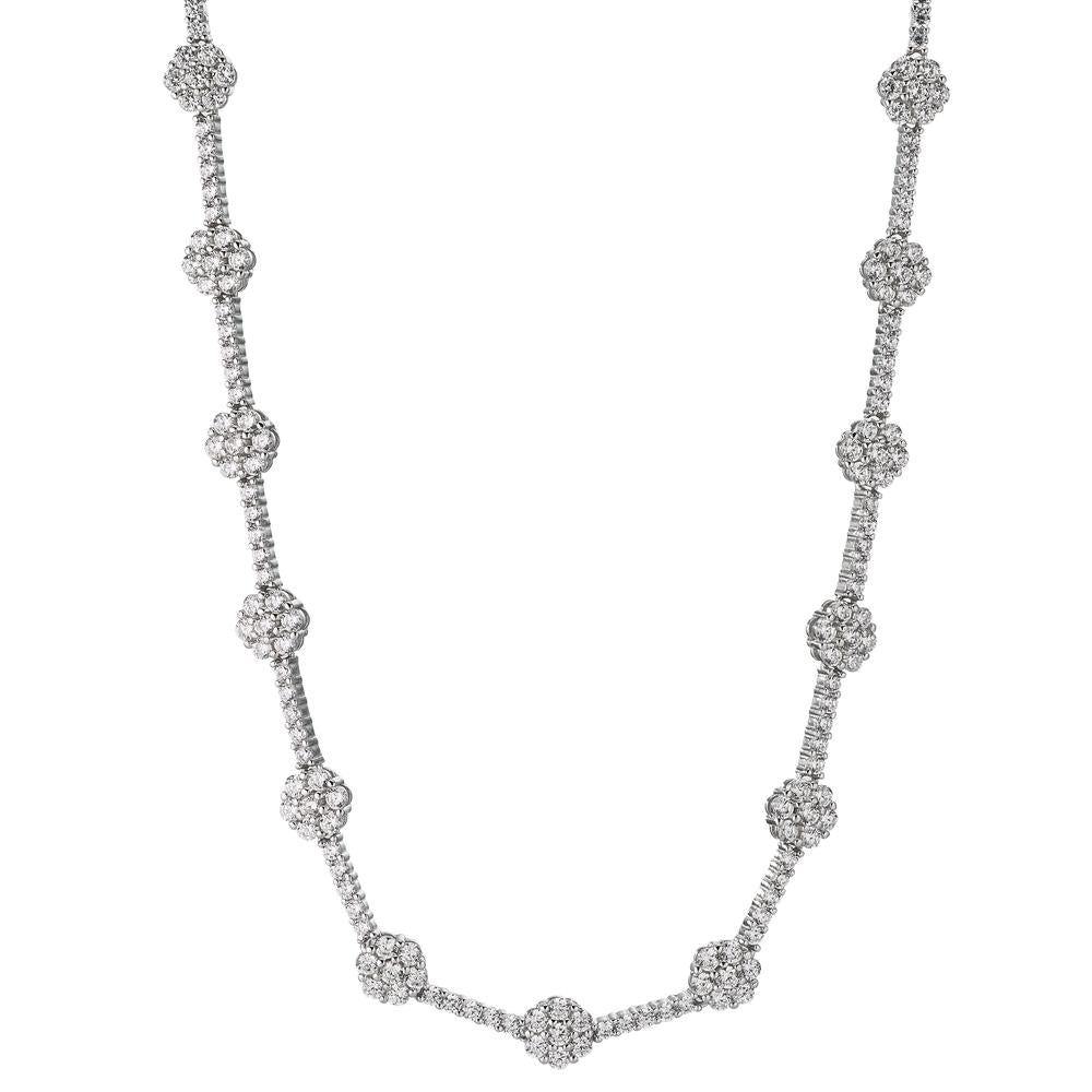 Collier Argent Zircone Rhodié 40-45 cm