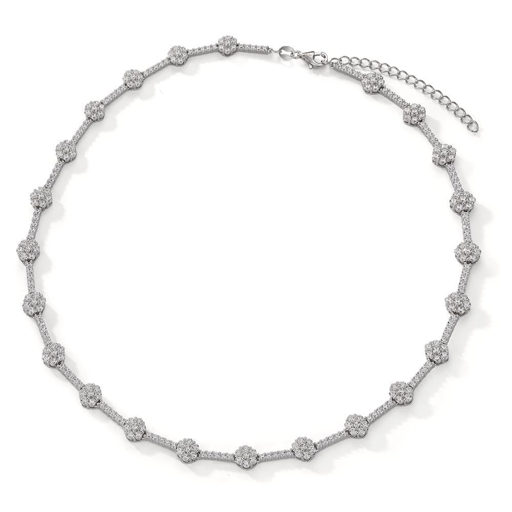 Collier Argent Zircone Rhodié 40-45 cm