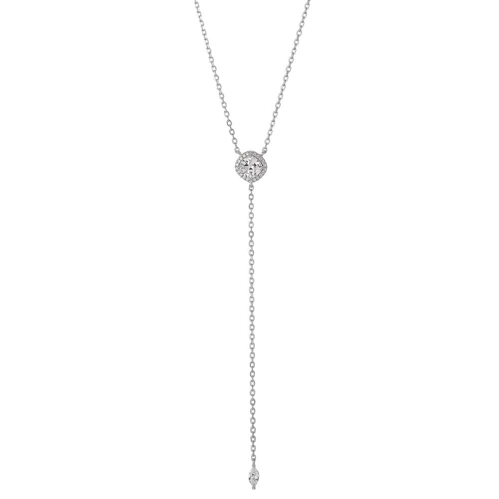 Collier Argent Zircone Rhodié 40-45 cm