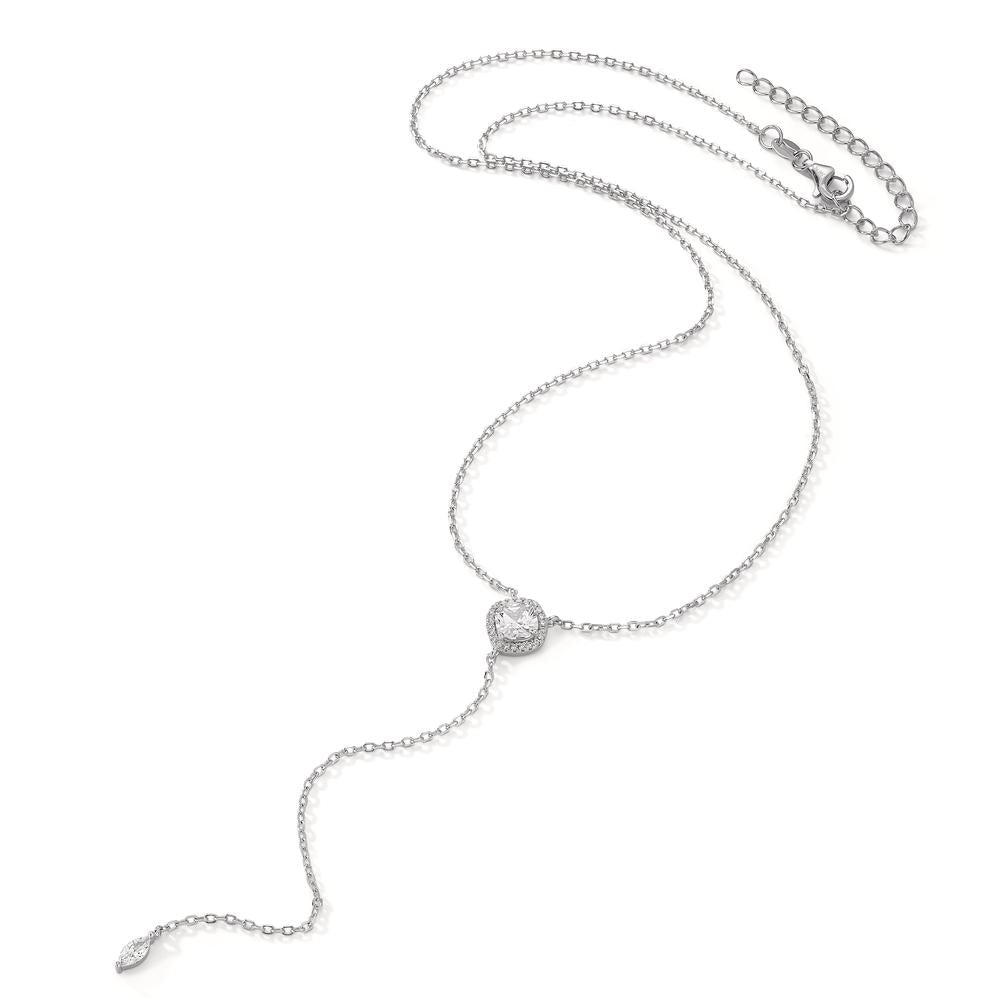 Collier Argent Zircone Rhodié 40-45 cm