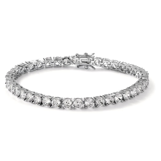 Bracelet Argent Zircone Rhodié 20 cm