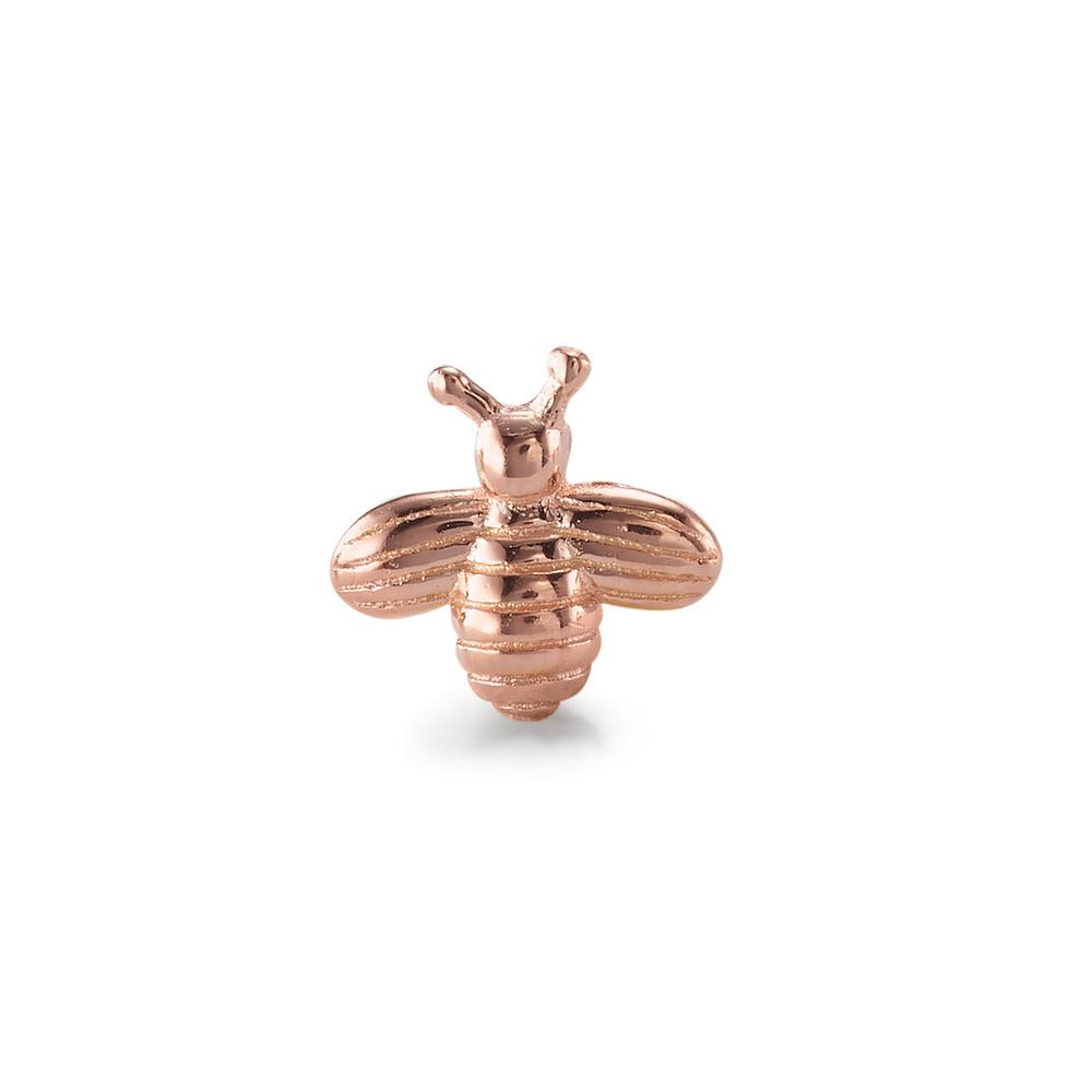 Piercing Argent rosé Plaqué or Abeille Ø6 mm