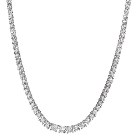 Collier Argent Zircone Rhodié 42 cm