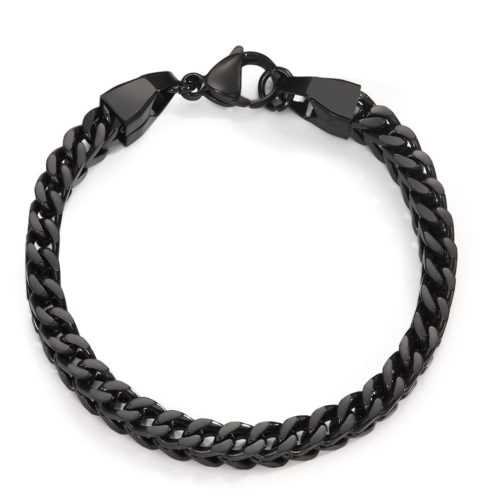 Bracelet Acier inoxydable noir PVD 22 cm