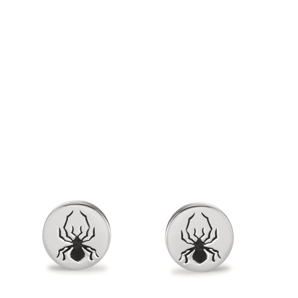 Clous d'oreilles Argent Anodisé Araignée Ø7 mm