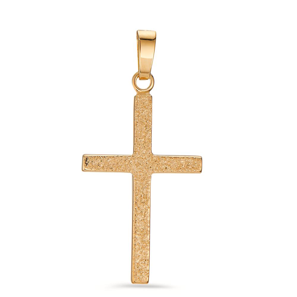 Pendentif Or jaune 9K Croix