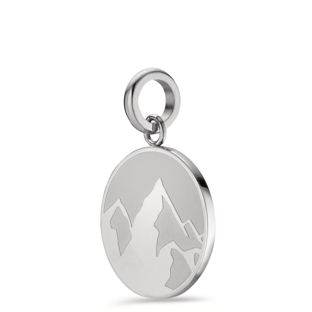 Pendentif Acier inoxydable Montagne Ø18 mm