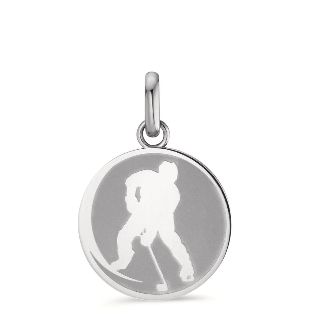 Pendentif Acier inoxydable Hockey sur Glace Ø18 mm