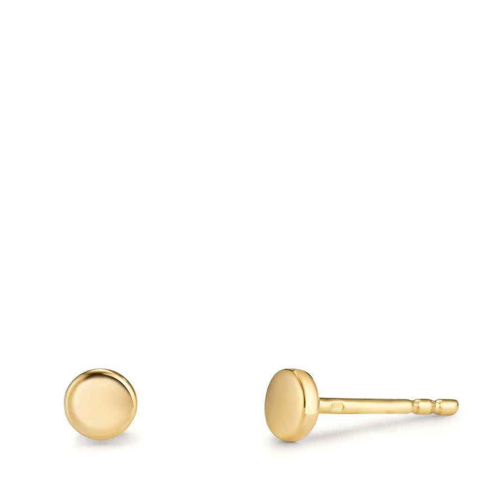 Clous d'oreilles Or jaune 18K Ø4 mm