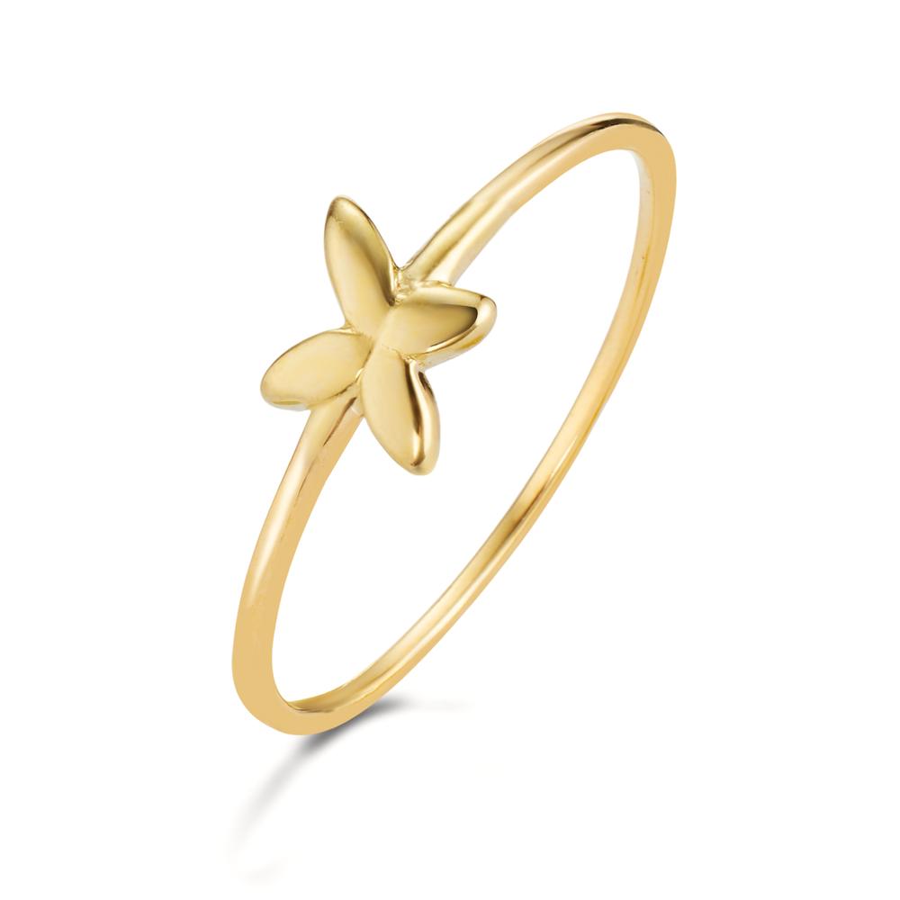 Bague Or jaune 9K Fleur