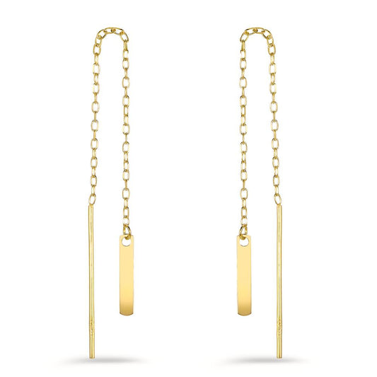 Boucles d'oreilles pendantes Or jaune 18K