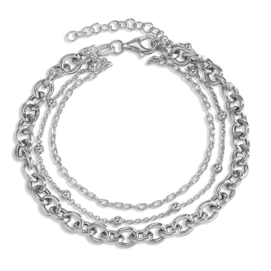 Bracelet Argent Rhodié 17-19 cm