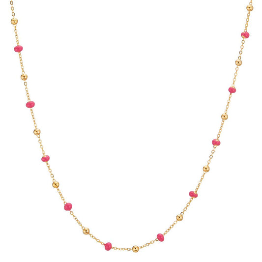 Collier Or jaune 18K Émaillé 42 cm