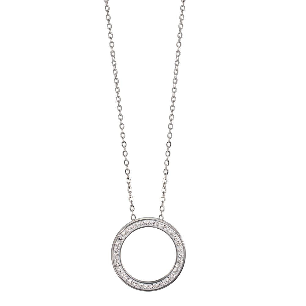 Collier Acier inoxydable Cristal 42-47 cm