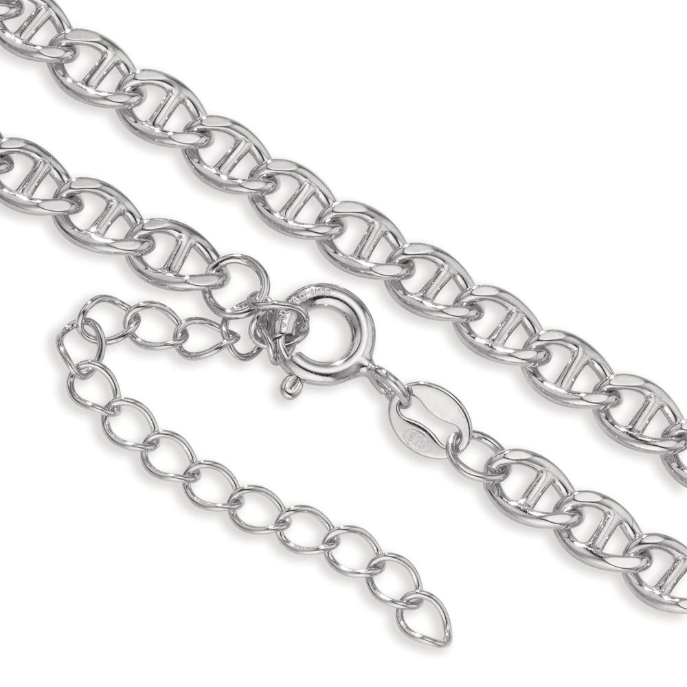 Bracelet Argent Rhodié 17-21 cm