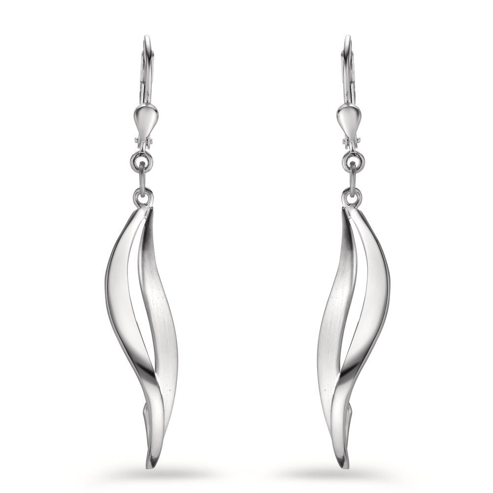 Pendant d'oreilles Argent Rhodié