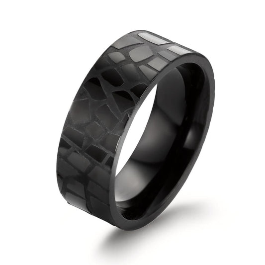 Bague Acier inoxydable noir PVD