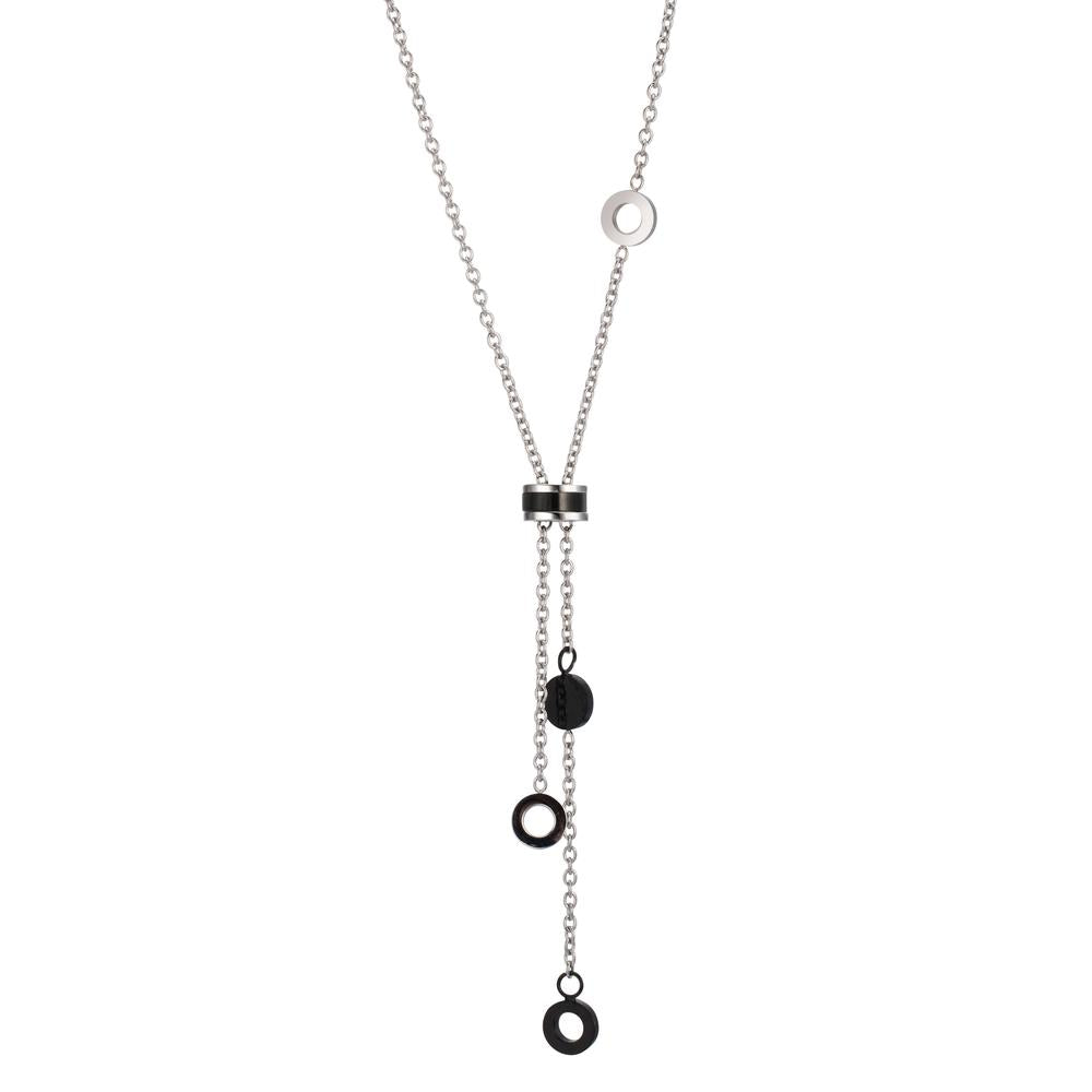 Collier Acier inoxydable noir PVD 43-48 cm