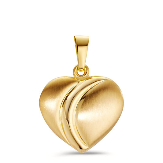 Pendentif Or jaune 18K Coeur Ø14 mm