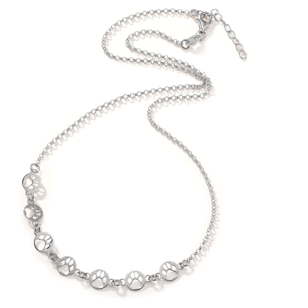 Collier Argent Rhodié Patte 41-44 cm