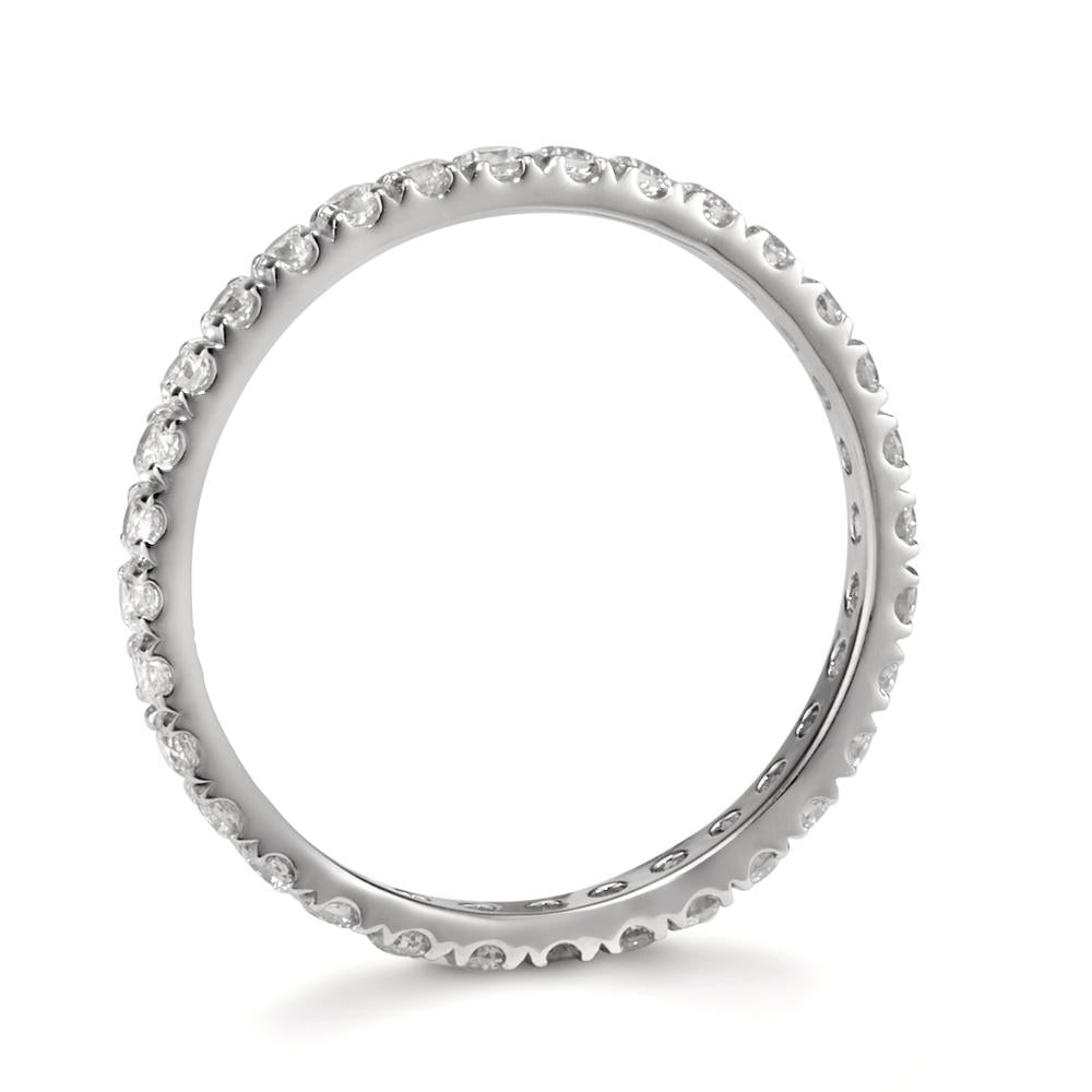 Bague d'éternité Argent Zircone Rhodié