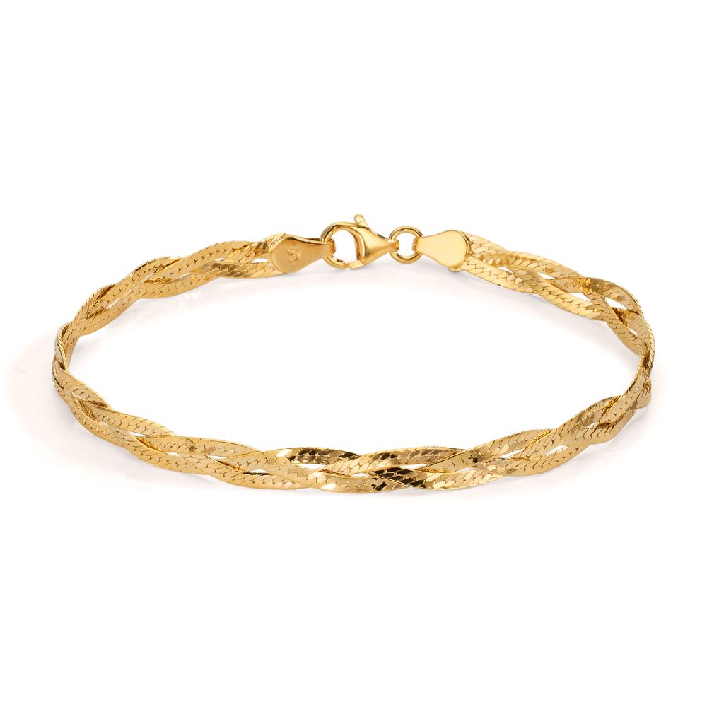 Bracelet Bronze jaune Plaqué or 18 cm