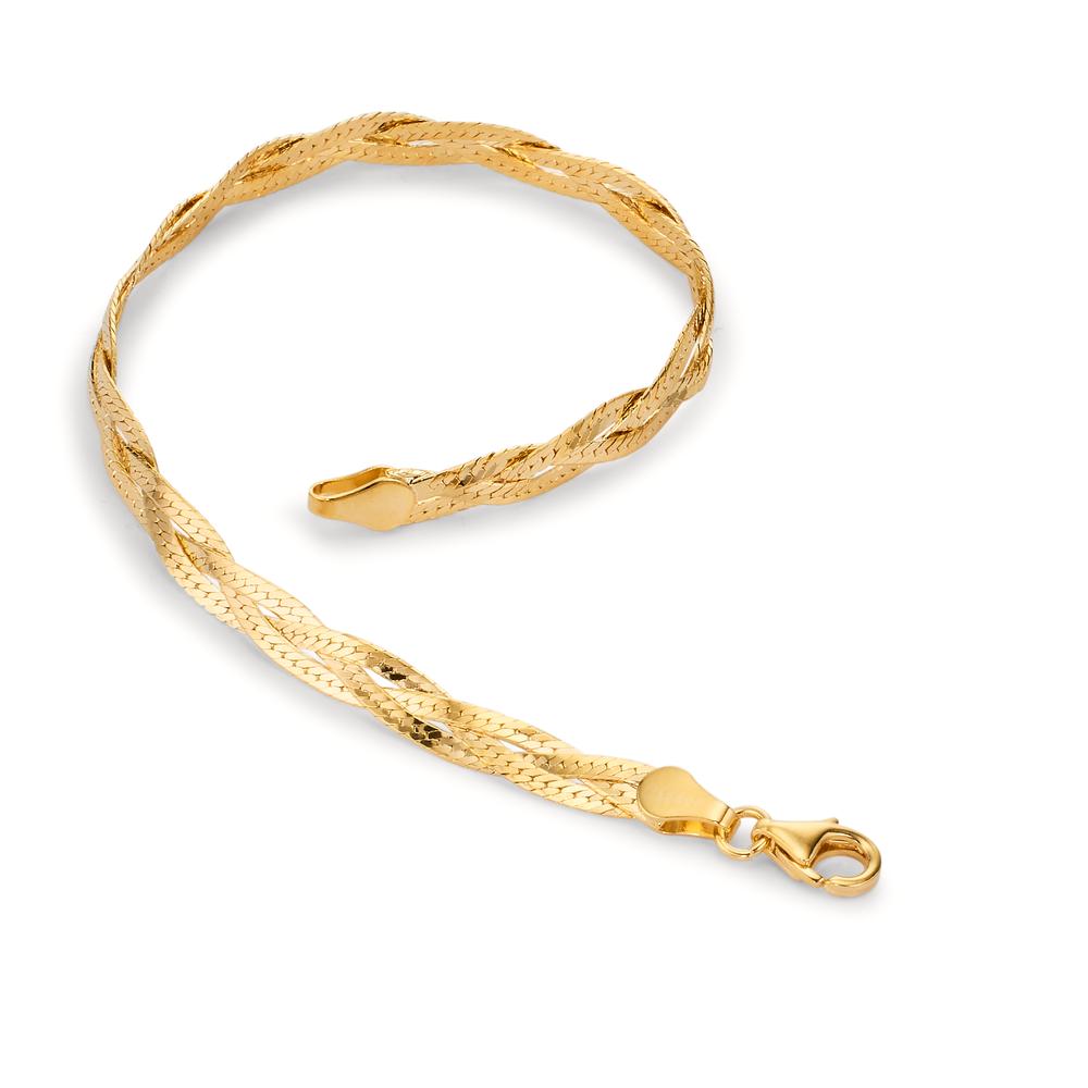 Bracelet Bronze jaune Plaqué or 18 cm