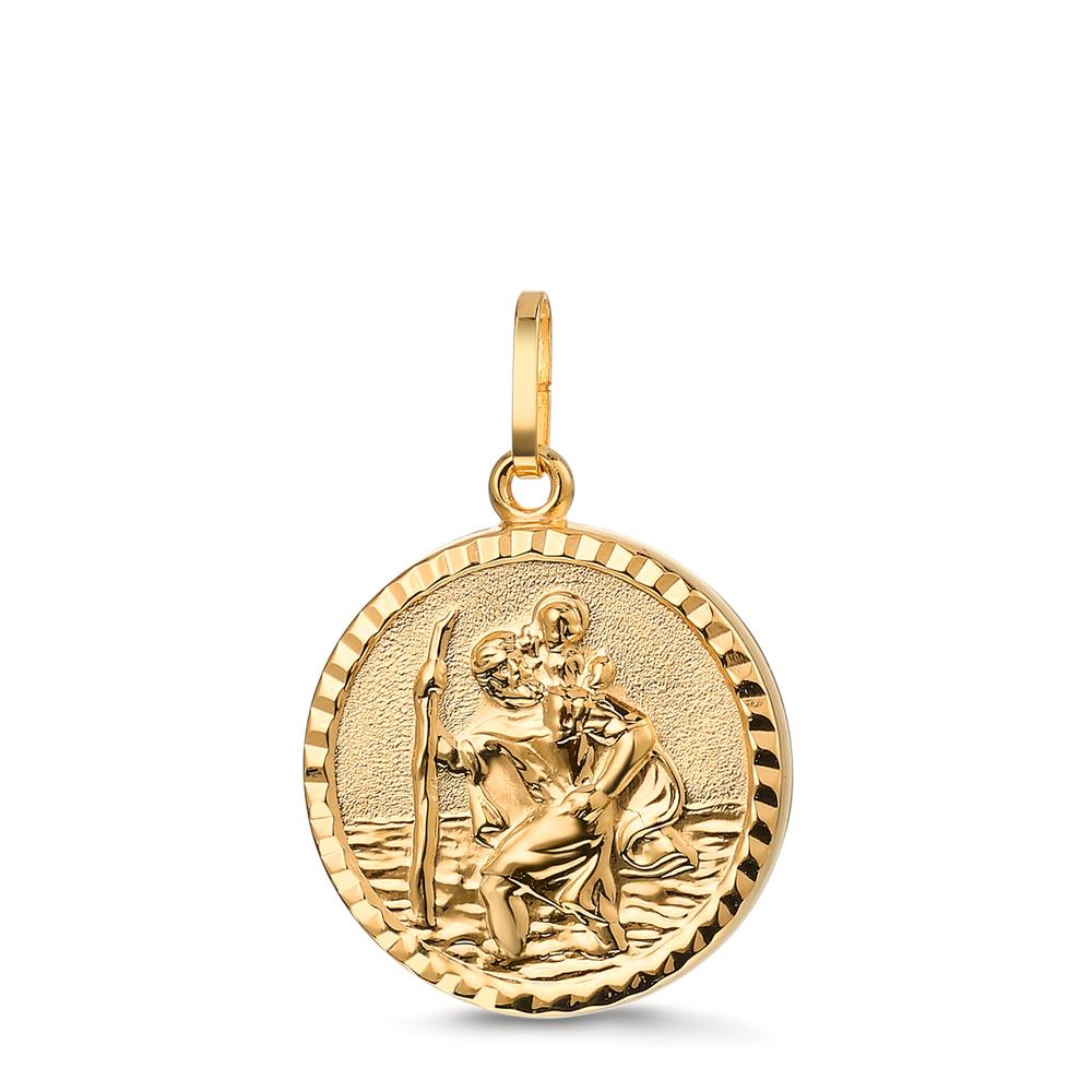 Pendentif Or jaune 9K Ø16 mm