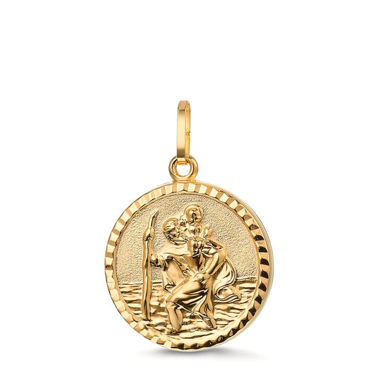 Pendentif Or jaune 9K Ø16 mm